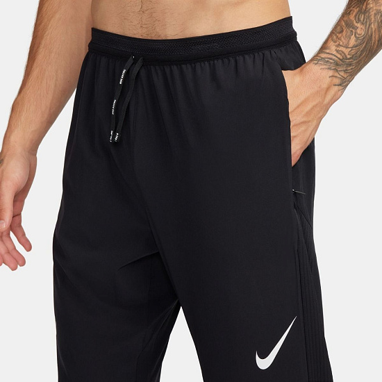 Брюки мужские Nike Dri-FIT ADV AeroSwift Black/Summit White - Фото 5 большая
