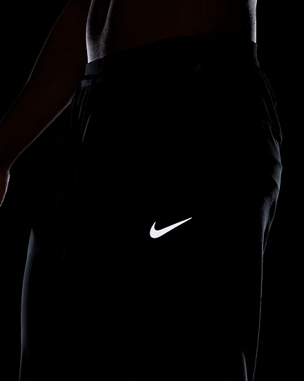 Брюки мужские Nike Dri-FIT Stride Black/Reflective Silver - Фото 8 большая