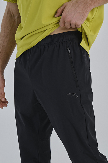 Брюки мужские Anta Advanced Running Black - Фото 7 большая