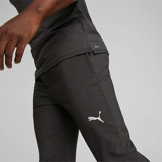 Брюки мужские Puma Run Favorite Black - Фото 5 большая