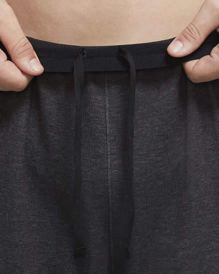 Брюки мужские Nike Yoga Black/Heather/Black - Фото 5 большая