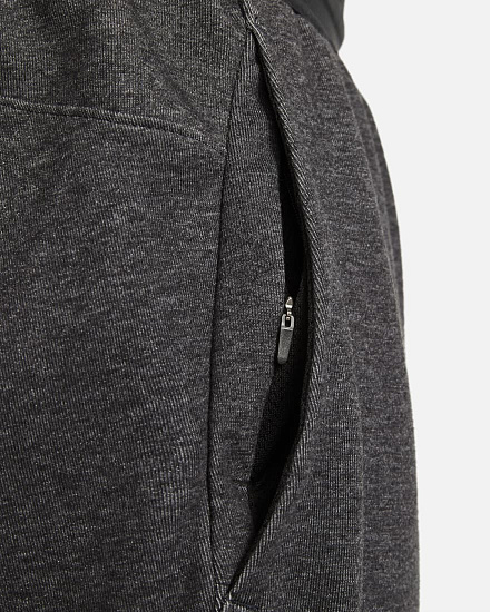 Брюки мужские Nike Yoga Black/Heather/Black - Фото 6 большая