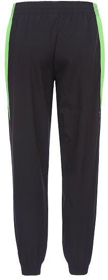 Брюки мужские Reebok Running Чёрный/Зеленый - Фото 2 большая