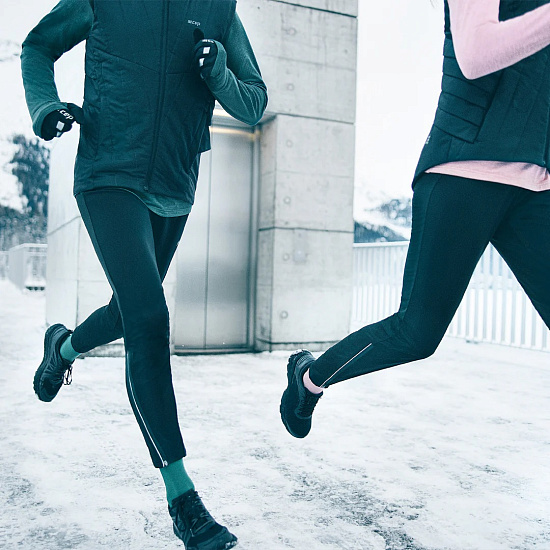 Брюки мужские CEP C693TM Winter Run Black - Фото 7 большая
