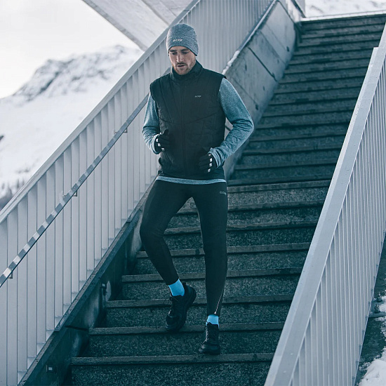 Брюки мужские CEP C693TM Winter Run Black - Фото 8 большая