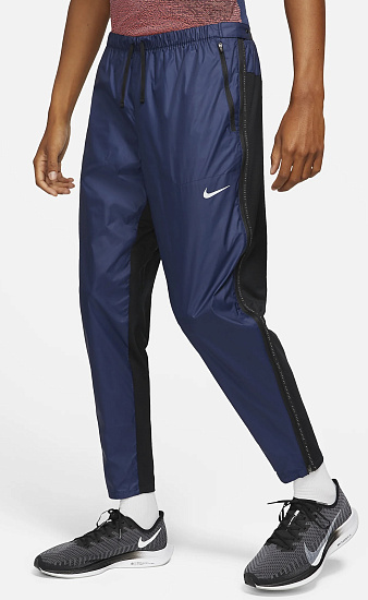 Брюки мужские Nike Phenom Elite Shield Run Division Midnight Navy/Black - Фото 2 большая
