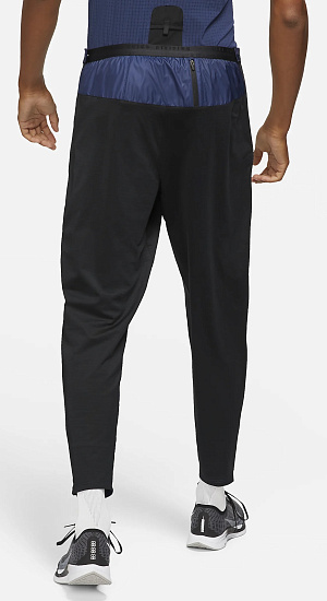 Брюки мужские Nike Phenom Elite Shield Run Division Midnight Navy/Black - Фото 3 большая