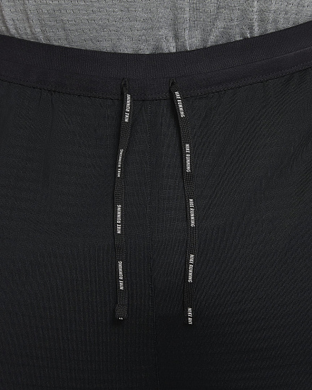 Брюки мужские Nike Phenom Elite Knit Pant Black/Black/Reflective Silv - Фото 11 большая