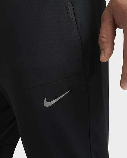 Брюки мужские Nike Phenom Elite Knit Pant Black/Black/Reflective Silv - Фото 13 большая