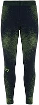 Тайтсы мужские UYN Running Exceleration Long Black/Yellow Fluo