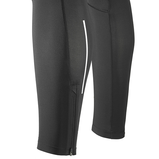 Тайтсы мужские Salomon Agile Long Black - Фото 6 большая