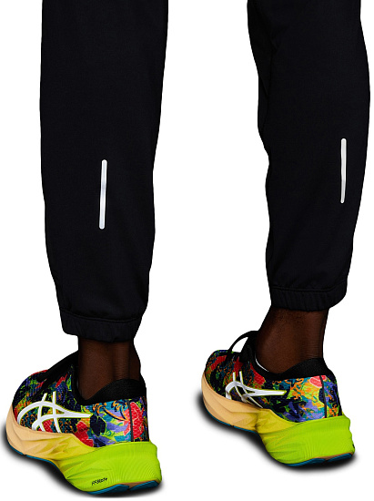 Брюки мужские ASICS Lite-Show Black - Фото 8 большая
