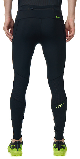 Тайтсы мужские Scott Full Tight RC Run Black/Yellow - Фото 5 большая