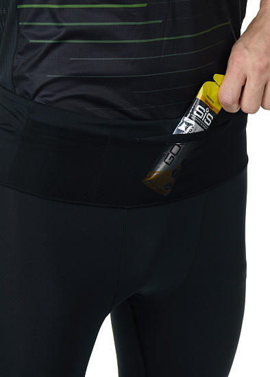 Тайтсы мужские Scott Full Tight RC Run Black/Yellow - Фото 8 большая
