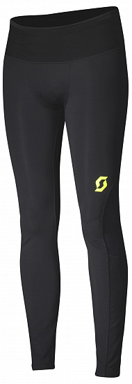 Тайтсы мужские Scott Full Tight RC Run Black/Yellow - Фото 1 большая