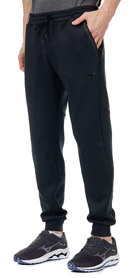 Брюки мужские Mizuno RB Sweat черный - Фото 3 большая