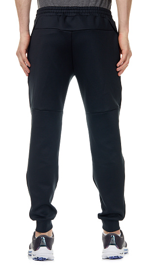 Брюки мужские Mizuno RB Sweat черный - Фото 4 большая