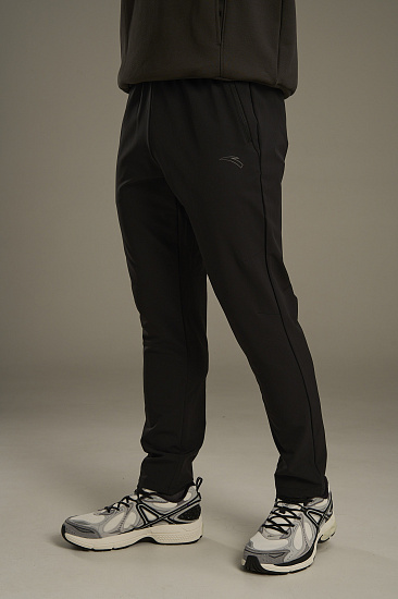 Брюки мужские Anta Running Black - Фото 5 большая