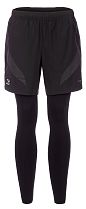 Тайтсы мужские Anta Running 2in1 Black
