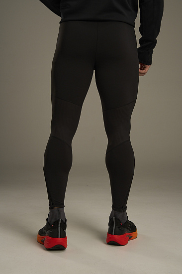 Тайтсы мужские Anta Running Black - Фото 5 большая