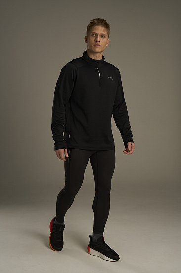 Тайтсы мужские Anta Running Black - Фото 7 большая