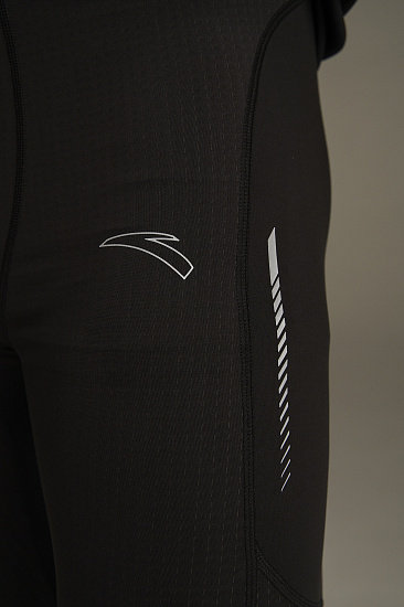 Тайтсы мужские Anta Running Black - Фото 9 большая