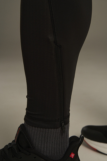 Тайтсы мужские Anta Running Black - Фото 11 большая