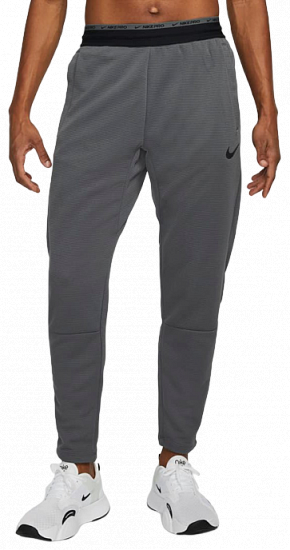 Брюки мужские Nike Pro Iron Grey/Black/Black - Фото 1 большая