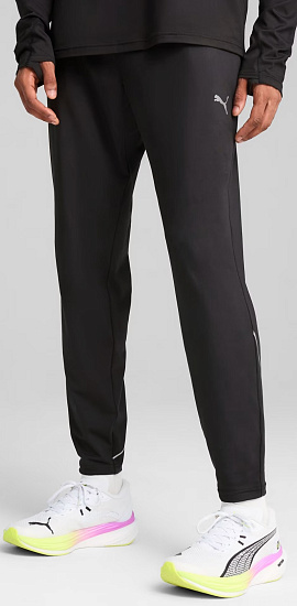 Брюки мужские Puma Everyday Cloudspun Tapered Black - Фото 3 большая