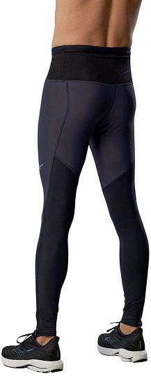 Тайтсы мужские Mizuno Trail Multipocket Odyssey Gray - Фото 4 большая