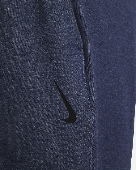 Брюки мужские Nike Yoga Midnight Navy/Heather/Black - Фото 5 большая