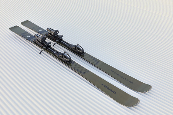 Горные лыжи Head Porsche 8 series SW BB-PR с креплениями Protector PR 13 GW Brake 95 [P] Gold/Black - Фото 2 большая