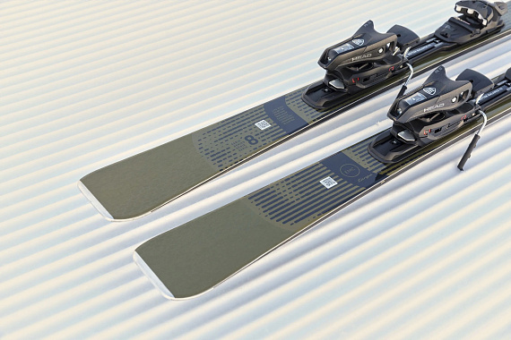 Горные лыжи Head Porsche 8 series SW BB-PR с креплениями Protector PR 13 GW Brake 95 [P] Gold/Black - Фото 4 большая