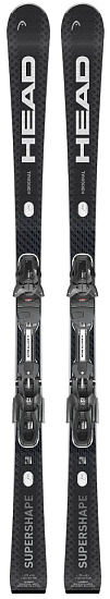 Горные лыжи Head Supershape e-Original SW BB-PR с креплениями Prd 12 Gw Brake 85 [F] Black/Silver - Фото 1 большая