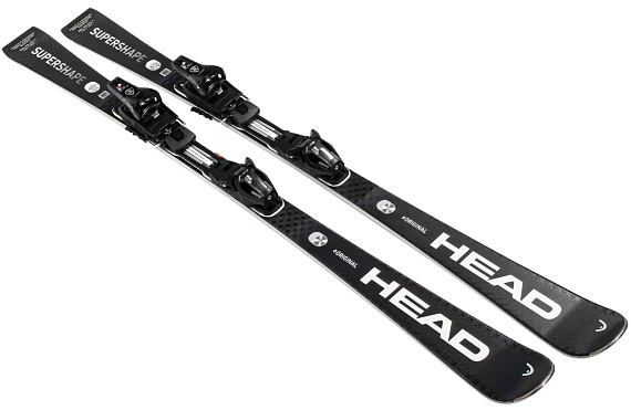 Горные лыжи Head Supershape e-Original SW BB-PR с креплениями Prd 12 Gw Brake 85 [F] Black/Silver - Фото 4 большая