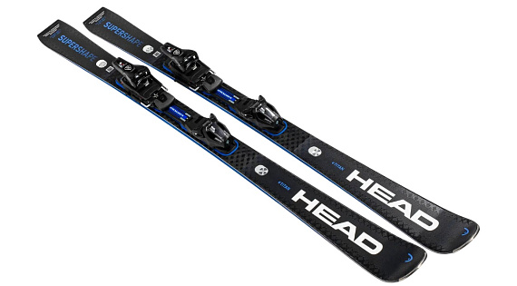 Горные лыжи Head Supershape e-Titan SW BB-PR с креплениями PRD 12 GW BRAKE 95 [F] Black/Blue - Фото 4 большая