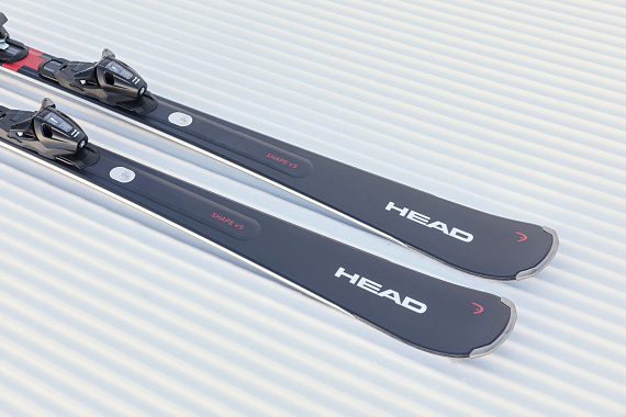 Горные лыжи Head Shape e.V5  AMT-PR с креплениями Pr 11 Gw Brake 85 [G] Anthracite/Red - Фото 3 большая