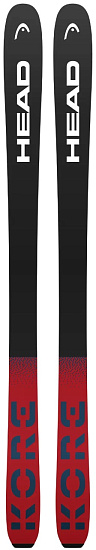 Горные лыжи Head Kore 100 Ti Black/Red - Фото 2 большая