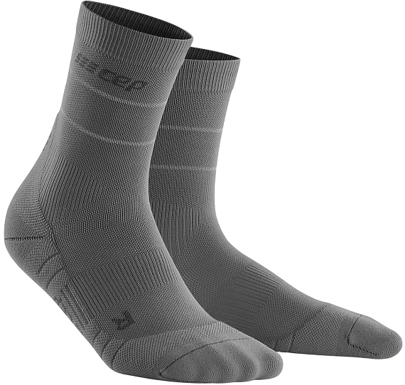 Носки женские CEP C103RW Reflective Compression Mid Cut Grey - Фото 1 большая