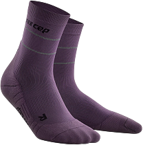 Носки мужские CEP C103RM Reflective Compression Mid Cut Purple