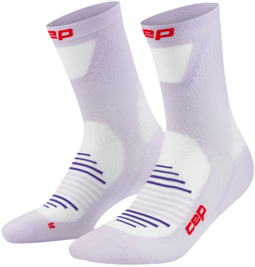 Носки мужские CEP C2UPM Pro Run Ultralight Mid Cut Lilac - Фото 3 большая