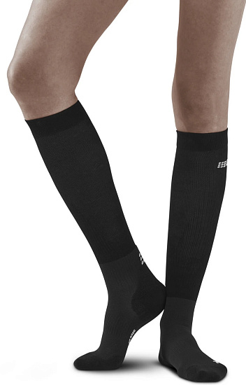Носки женские CEP CR212W Infrared Recovery Compression Tall Black/Black - Фото 4 большая
