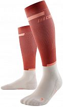 Носки женские CEP C124W The Run Compression Tall Red/Off White