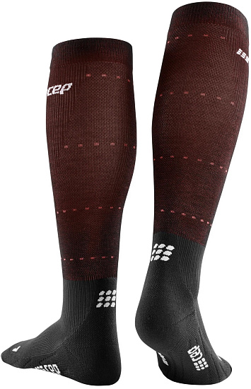 Носки женские CEP CR212W Infrared Recovery Compression Tall Black/Red - Фото 2 большая