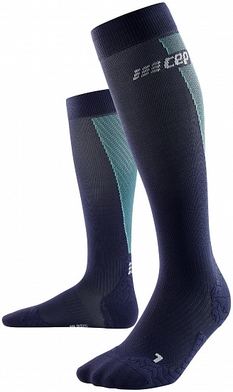 Носки мужские CEP C1UUM Ultralight Compression Tall Blue/Light Blue - Фото 1 большая