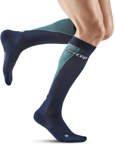 Носки мужские CEP C1UUM Ultralight Compression Tall Blue/Light Blue - Фото 4 большая
