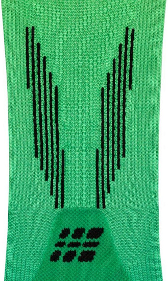 Носки мужские CEP C12EM Core Run Edt. Gradient Compression Tall 5.0 Green/Lime Fade - Фото 5 большая