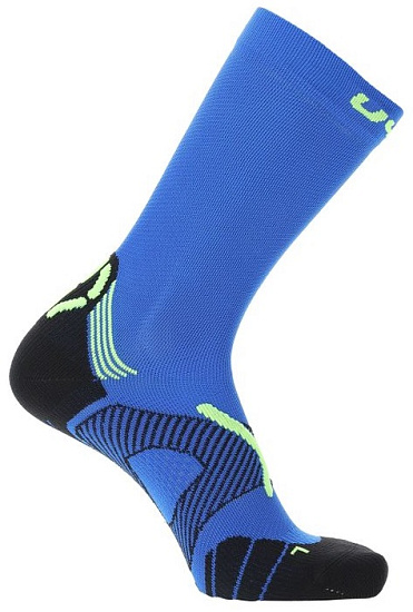 Носки мужские UYN Run Super Fast Mid Blue/Black - Фото 3 большая