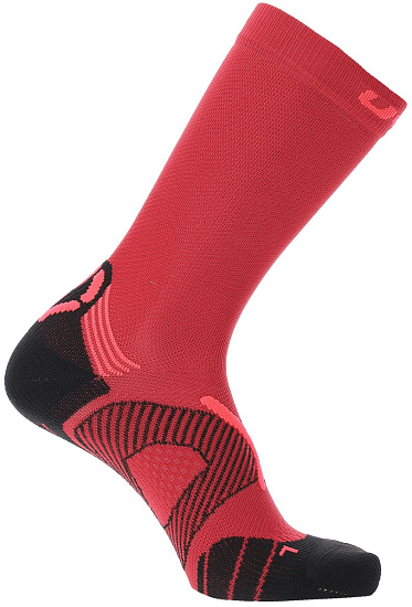 Носки женские UYN Run Super Fast Mid Red/Pink - Фото 2 большая