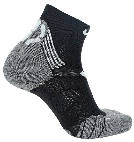 Носки мужские UYN Run Marathon Zero Black/White/Grey - Фото 2 большая